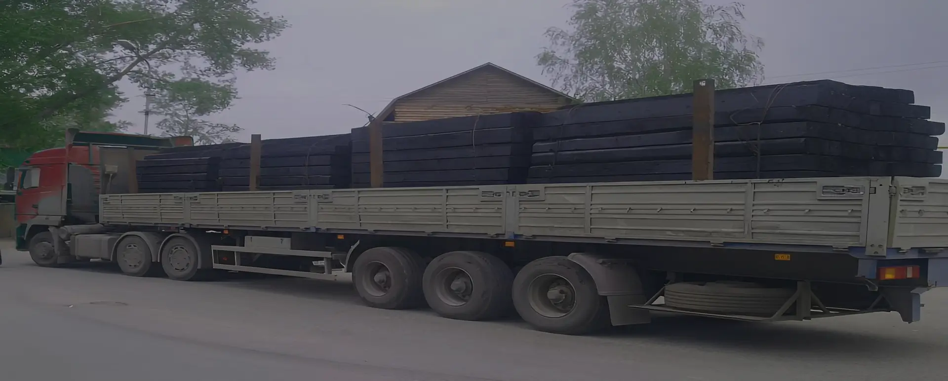 Сервис от транспортной компании по доставке шпал по России из Кургана автотранспортом